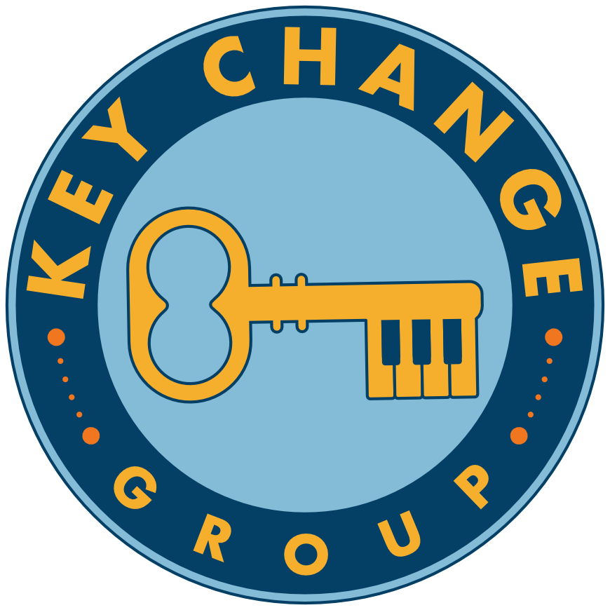 Key Change Group Logo Orange and Blue